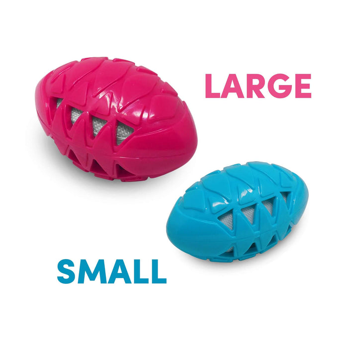 Barkbutler Fofos Crunch Football for Dog - Large - Assorted Colours