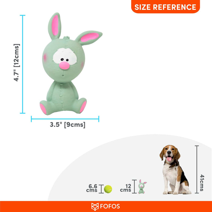Barkbutler Fofos Latex Bi Toy Rabbit for Dog - Small