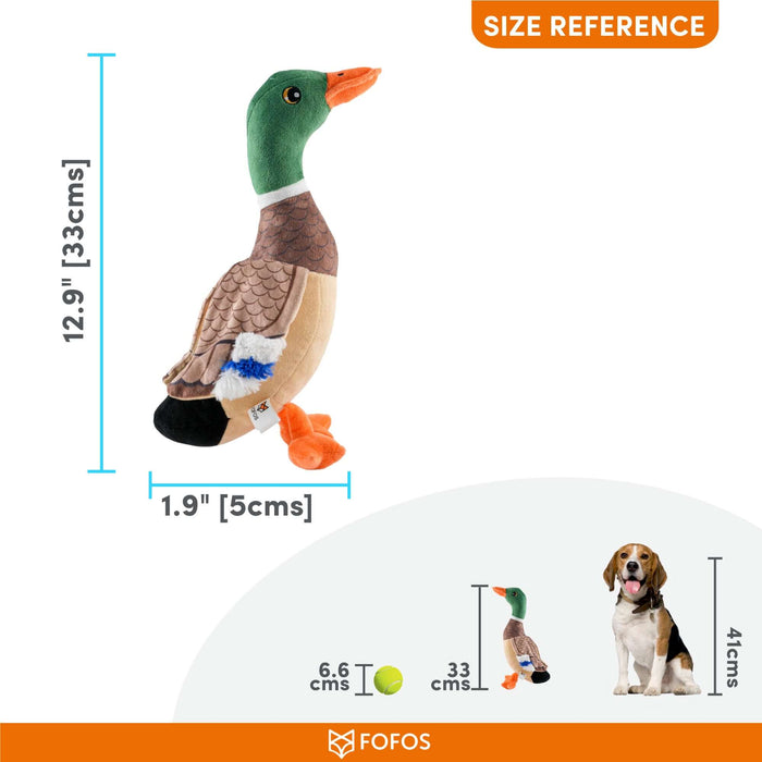 Barkbutler Fofos Plush Toy for Dog - Wild Duck