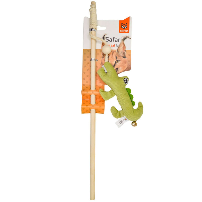 Barkbutler Fofos Cat Wand Toy - Crocodile for Cat