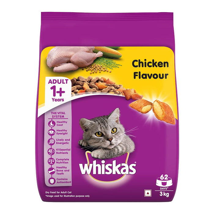 Whiskas Adult Chicken Cat Food Dry