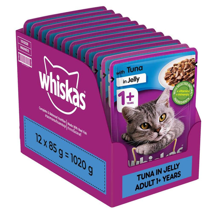 Whiskas Adult Tuna Cat Food Wet - 85Gm