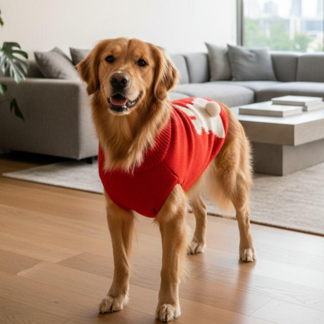 BearHugs Bunny Tail Pet Sweater for Dogs