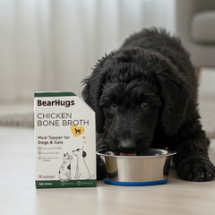 Bearhugs Chicken Bone Broth Meal Topper for Dogs and Cats 100 ML