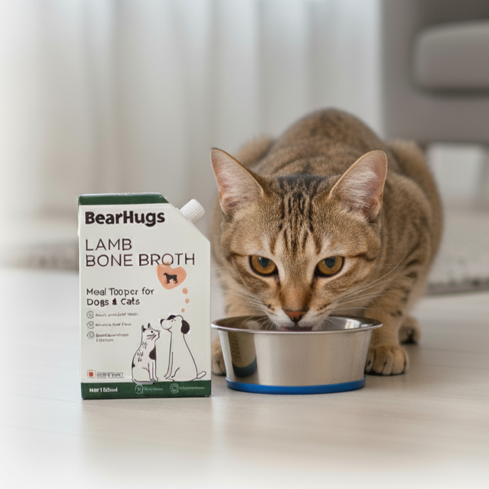 Bearhugs Lamb Bone Broth Meal Topper for Dogs and Cats 100 ML