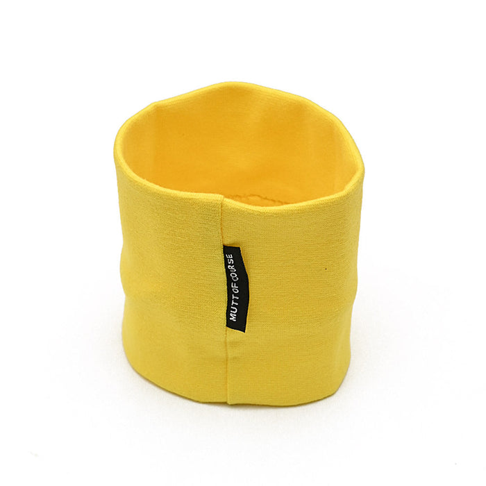 Mutt of Course Yellow Ear Muff For Dogs