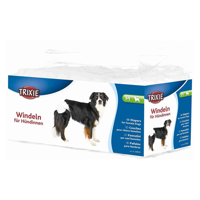 Trixie Diapers for Female Dogs - 12 Pcs