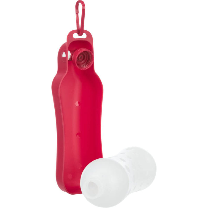 Trixie Dog Bottle with Bowl  Assorted Colours - 500ml