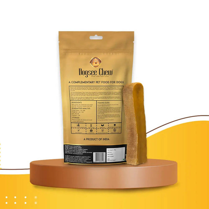 Dogsee Turmeric Long Lasting Dental Chew Small Hard Bars for Small Dogs - 100gm