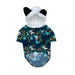The Papaw Cartel Panda Hoodie with Ears Dog Shirt - Dark Green
