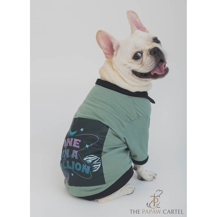 The Papaw Cartel One In A Million Polo Dog T-shirt - Green