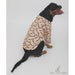 The Papaw Cartel Bat And Bunting Dog Shirt with Bat Wing Collar - Peach