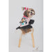 The Papaw Cartel Spolied Brat Frilled Dog T-shirt Dress - Pink
