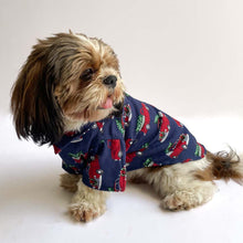 Pawgy Pets Warm Winter Shirts Blue Cars for Dog