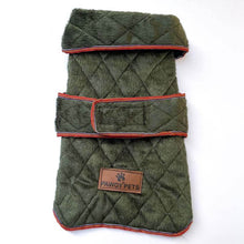 Pawgy Pets Reversible Quilted Jacket Olive Green for Dog