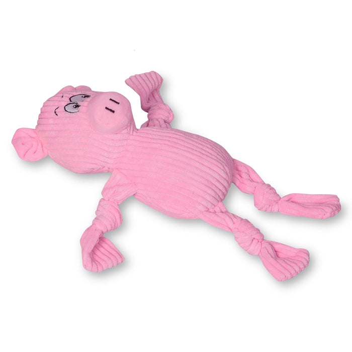 Barkbutler Fofos Fluffy Pig Pink Dog Toy