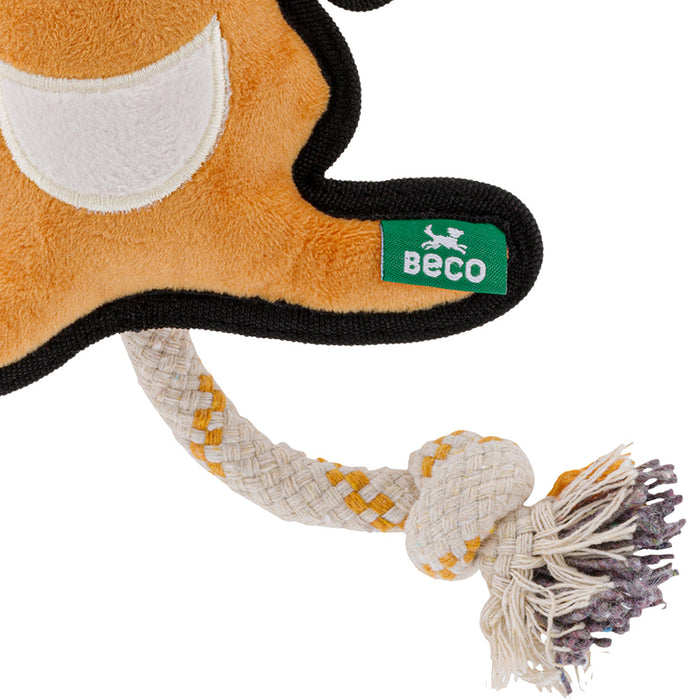 Beco Dual Material Kangaroo Toy for Dogs