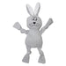 Barkbutler FOFOS Fluffy Rabbit Grey Dog Toy